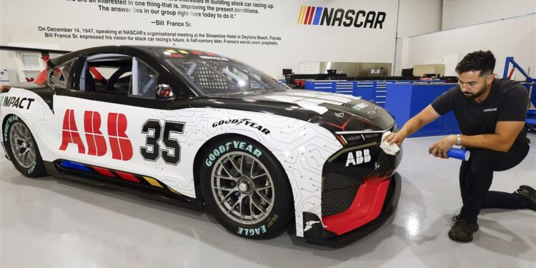 Introducing NASCAR’s latest electric race car